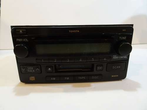 Toyota OEM Rav4 Celica Highlander 4Runner AM FM Radio Tape CD Player 86120-2B760