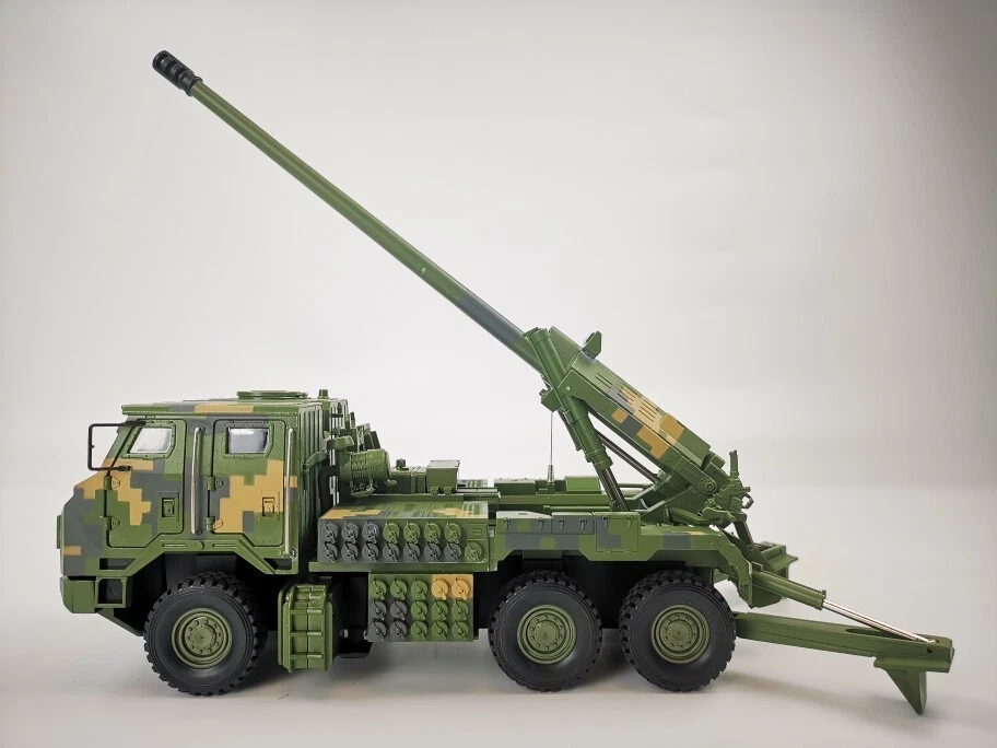 1:32 China Pcl181 155mm Vehicle Howitzer Green Camouflage Model Collection - Image 4 of 4