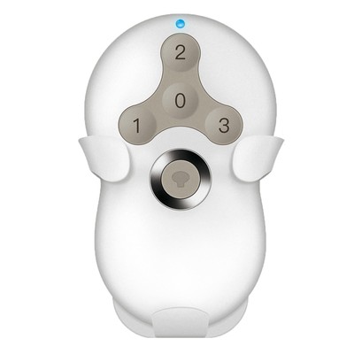 Universal Ceiling Fan Remote Control - 3 Speed & Light Dimmer with Wall Mount...