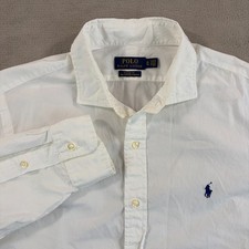 Polo Ralph Lauren Classic Fit Oxford Shirt Men XL White Cotton Stretch Pony NWOT
