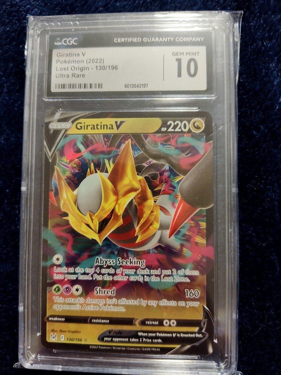 2022 Pokemon Giratina V Lost Origin #130/196 Ultra Rare CGC 10 | eBay