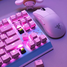 Razer x Sanrio Hello Kitty Blackwidow TKL Mechanical Keyboard - Pink 87 Keys