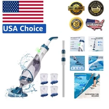Rechargeable Cordless Pool Vacuum for Effortless Above & Inground Cleaning