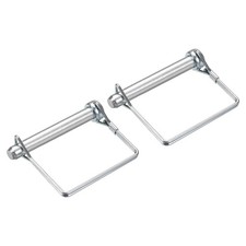 Shaft Locking Pin 10mmx70mm Coupler Pin for Farm Trailers Lawn Square 2Pcs