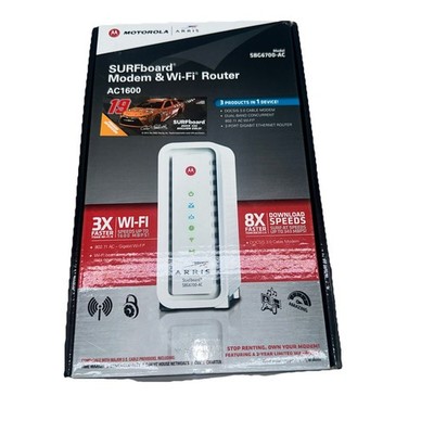 Arris Surfboard SBG6700-AC  Cable Modem & Dual Band WiFi Router Open Box