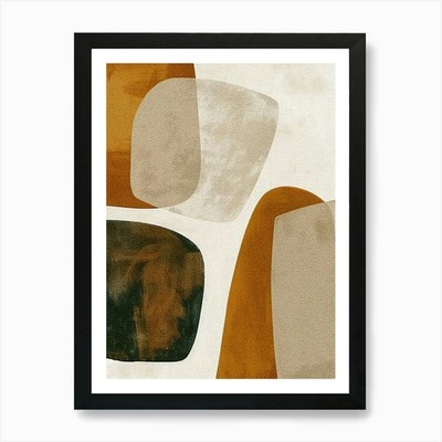 Poster Canvas Scandi Abstract Pp 22 Framed Wall Art Poster Canvas Print Picture