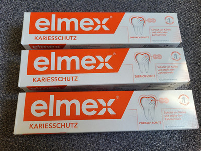 3 x elmex Kariesschutz  75ml inkl. Versand