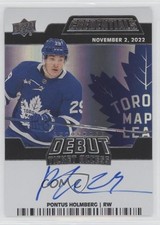 2023 Credentials 2022-23 Update Debut Ticket Access Pontus Holmberg Auto 17ar