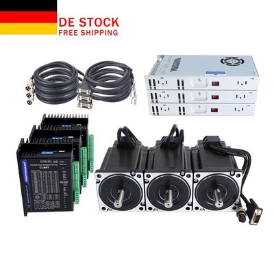 STEPPERONLINE Nema 34 Closed Loop Schrittmotor 9Nm 3 Achsen Motor & Treiber Kit