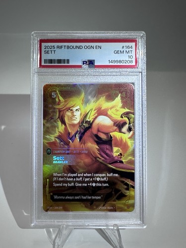 Sett, Brawler graded PSA 10 for sale on eBay