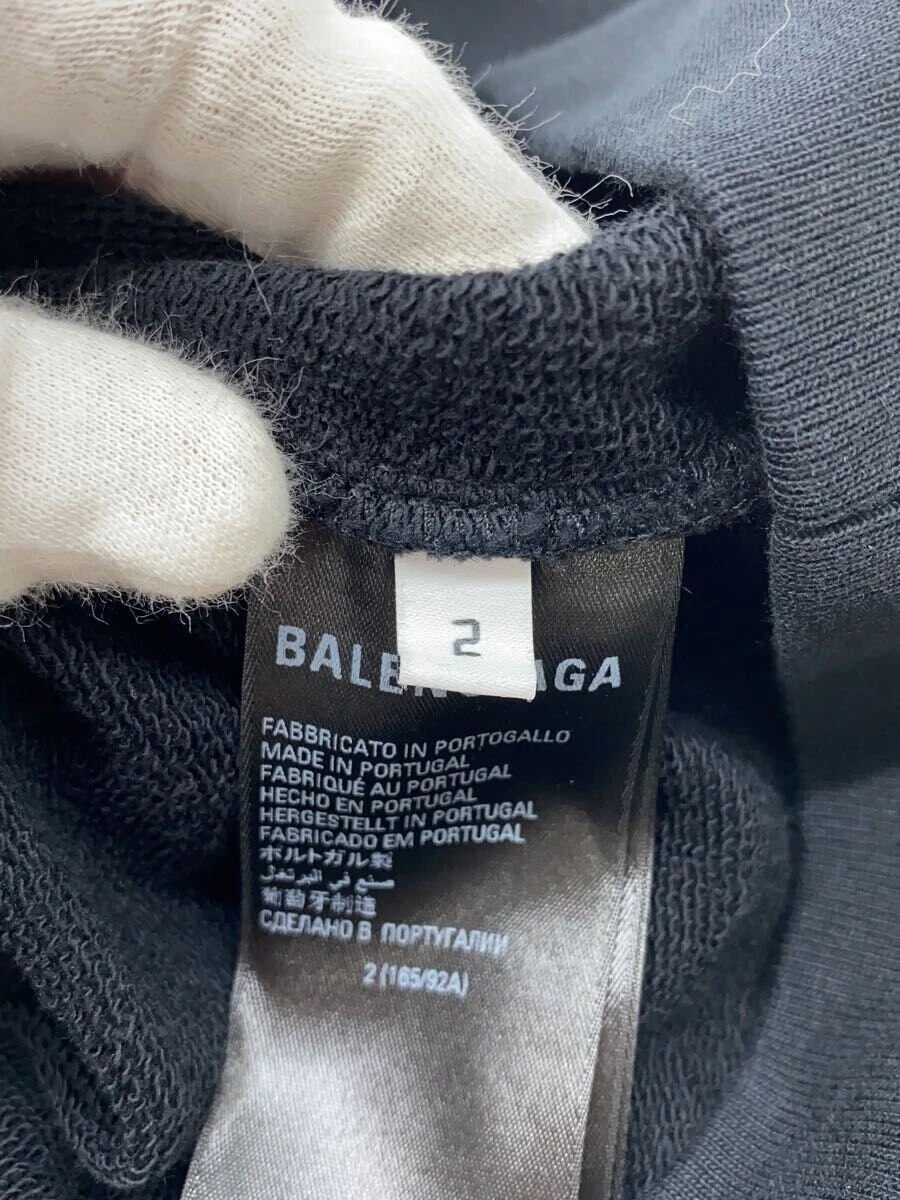 Felpa con cappuccio BALENCIAGA × ADIDAS NERA 2 usata