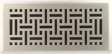Hartford Ventilation Floor Register 4” X 10” - Decor Vent Cover for Home - Heavy