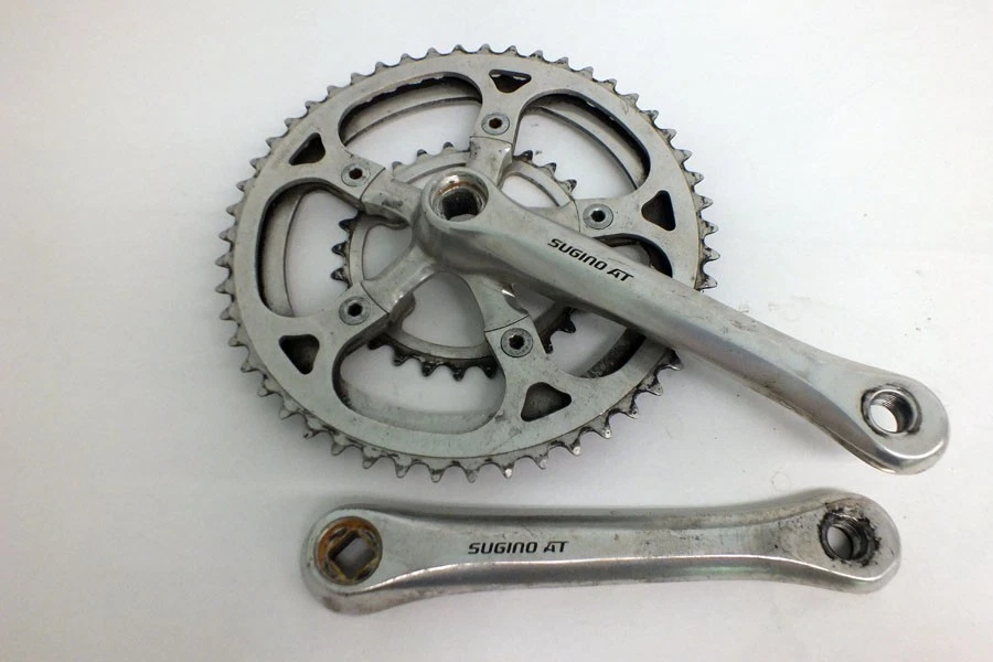 Sugino Bicycle Cranksets with Triple Chainrings 170 mm Crankarm