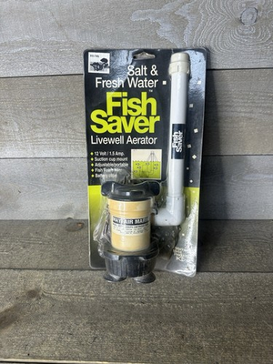 #ad Fish Saver Live Well Aerator Salt And Fresh Water 12 Volt Made In USA Fishing $35.00