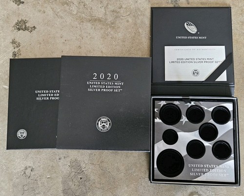 2020 Limited Edition Silver Proof Set Box & COA | No Coins