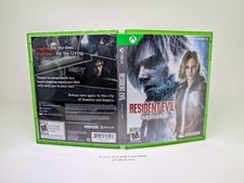 Replacement Case -NO GAME - Resident Evil 9 requiem - Physical Xbox X Case