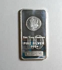10 OZ SILVER BAR   .999+