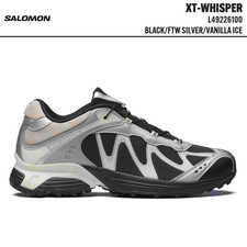 Salomon XT-WHISPER L49226100 Black Ftw Silver Vanilla Ice Unisex Sneakers