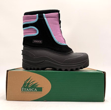 Itasca SNOW BUSTER Kid's NEW Boots Black/Pink Multiple Sizes