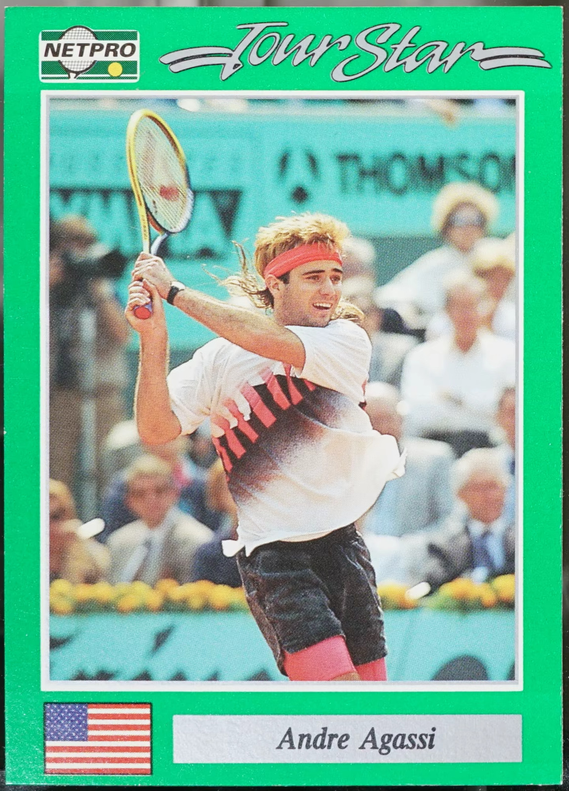 1991 NetPro Tour Stars #3 Andre Agassi Tennis EX
