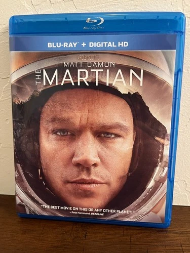 The Martian (2015, Ridley Scott) GOOD Blu-ray/Digital Adventure Science Fiction