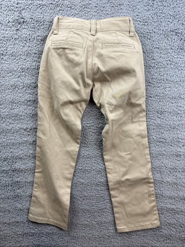 Cat & Jack Girls Size 4 Straight Fit School Uniform Pants Khaki - Picture 2 of 6