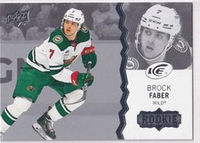 23/24 UD ICE BROCK FABER RC SP ROOKIE #144