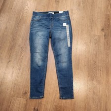 Old Navy Womens NWT Pull-On Rockstar Super Skinny Jeggings Mid-Rise 18 Long New