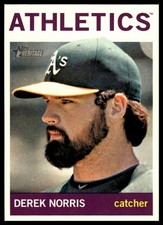 2013 Topps Heritage Derek Norris #174