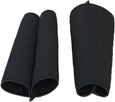 Buckle Strap Covers, Black, Manifatture MS-50-K, Accordion Straps