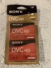 Sony DVC HD 2 Pack 63 Minute Mini DV Digital Video Cassette New-Distressed Box