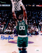 Robert Parish Signed Boston Celtics 8x10 Glossy Color Photo - JSA Authentication