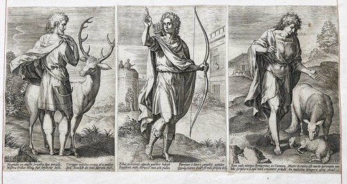J.Sadeler van den Broeck / 12 patriarchs Israel Bible Bibel engravings Jode 1580 - Picture 2 of 5