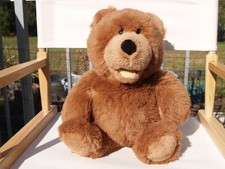 VINTAGE GUND - BROWN -OPEN MOUTH SPANKY BEAR - 19" - #2078 - 1988 - VERY NICE