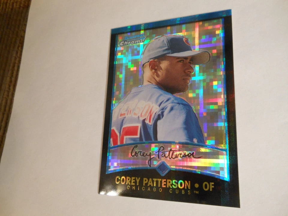 Tarjeta 237 Bowman Chrome Xfractor Corey Patterson 2001 Foto 2 de 4