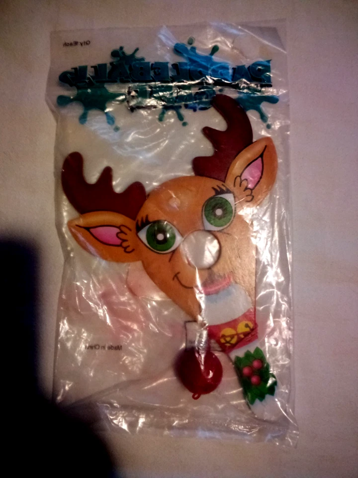 Vintage: Wooden Rudolph the Red Nose Reindeer Paddleboard Game. Brand New/Sealed - Image 2 of 4