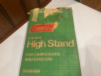 Vintage Coleman Folding High Stand Stove Cooler 591B499 for sale
