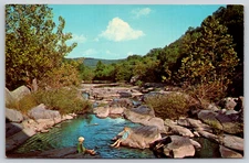 Postcard Missouri Ironton Scenic Shut-Ins on Stouts Creek