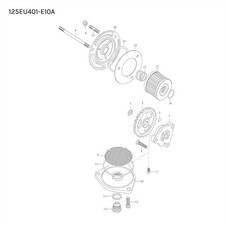 Mutt Akita 125 EU5 2021 - 2025 Oil Pump Gear ref no.2