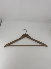 Vtg Little Falls Laundry Wooden Hanger Advertising NJ Dry Cleaning Rug Shampooni