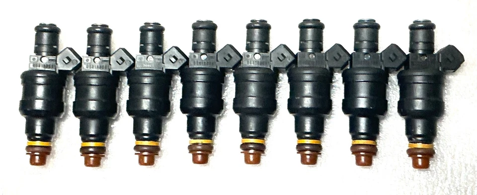 Ford Mustang 1986-2002 20 lb inyectores originales Bosch juego de actualización X8 GT 5,0 4,6 V8 Foto 4 de 4
