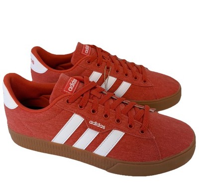 Adidas Daily 3.0 Runners Herren Sneaker Rot/Gummi Größe UK 8,5 NEU 