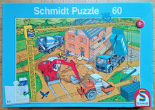 Schmidt Puzzle Baustelle 60 Teile  vollständig geprüft