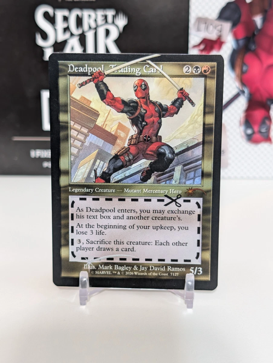 Deadpool, Trading Card 7127 Secret Lair Drop for sale | eBay