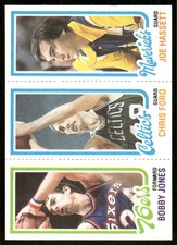 1980-81 Topps Bobby Jones / Chris Ford / Joe Hassett RC #37 / 66 / 183