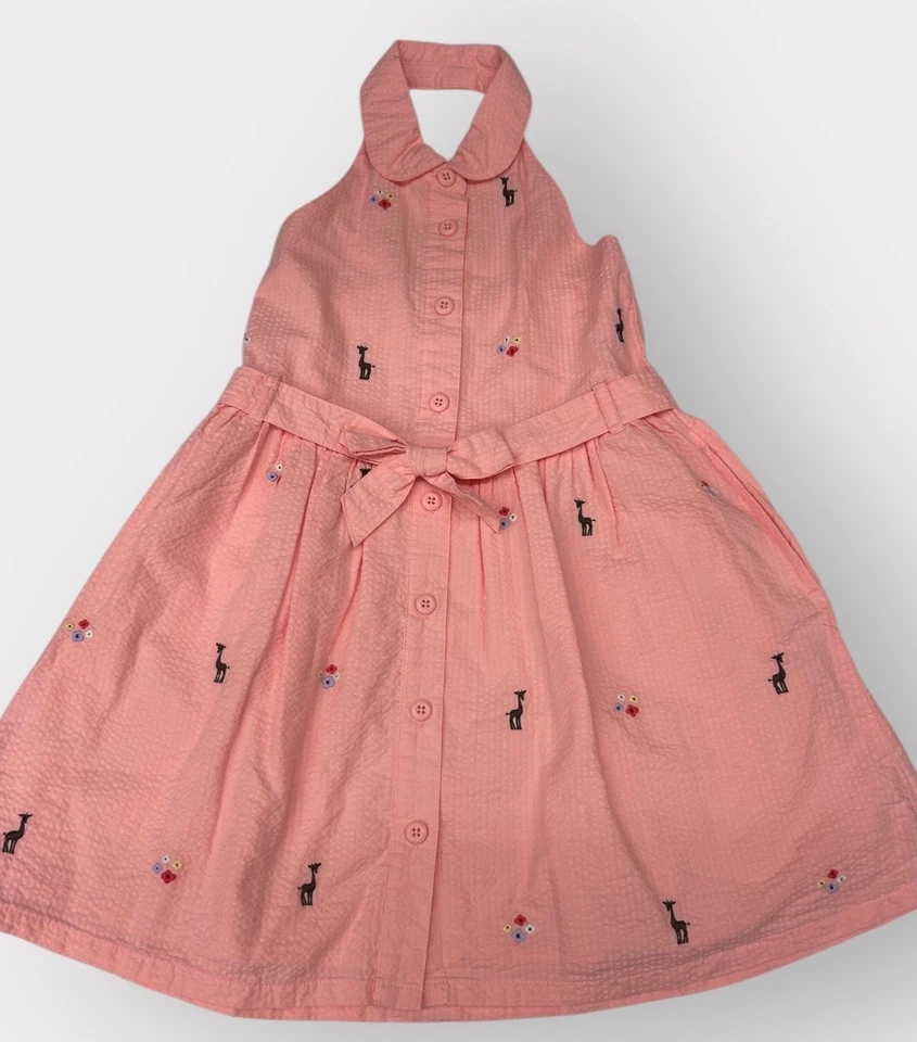 Vestido Gymboree Niñas 6 Glamour Safari 2010 Ocasión Verano Playa Costera NUEVO Foto 2 de 4