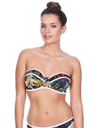 Freya Club Tropicana UW Padded Bandeau Bikini Top Midnight (AS3984) 30D