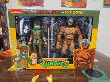 NECA Teenage Mutant Ninja Turtles Crooked Ninja Turtle Gang & Rock Soldier TMNT