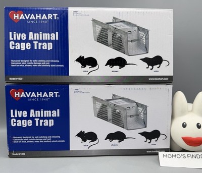 Two NEW Havahart Model #1020 Two Door Mouse Mice LIVE Trap Cage  PEST CONTROL