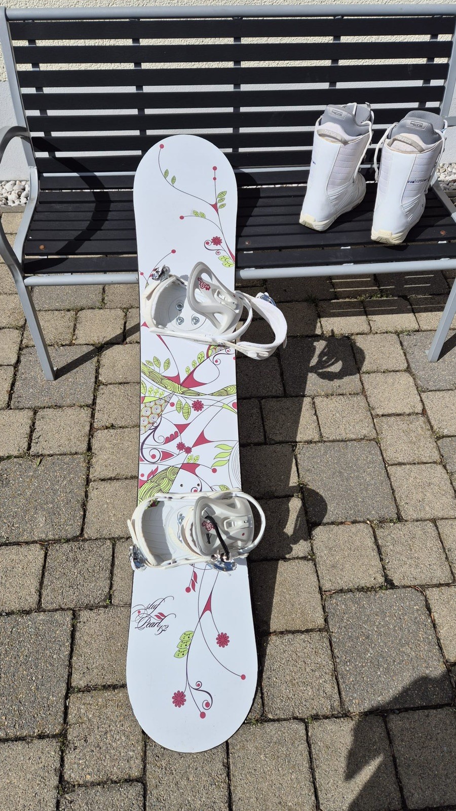 Snowboard Set Damen 150 Board, BURTON Boots 40